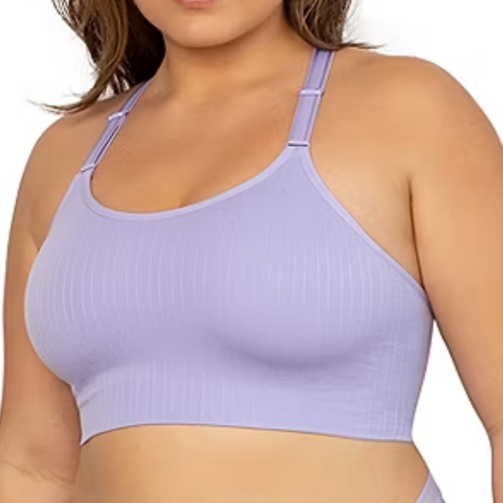 Curvy Couture Smooth Seamless Comfort Wireless Longline Bra